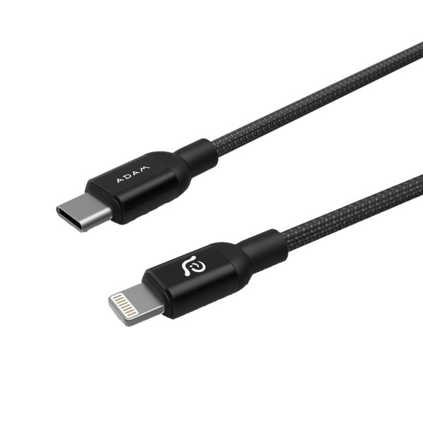 ADAM ELEMENTS PeAk II Braided USB-C to Lightning cable 1.2m - Black Cheap