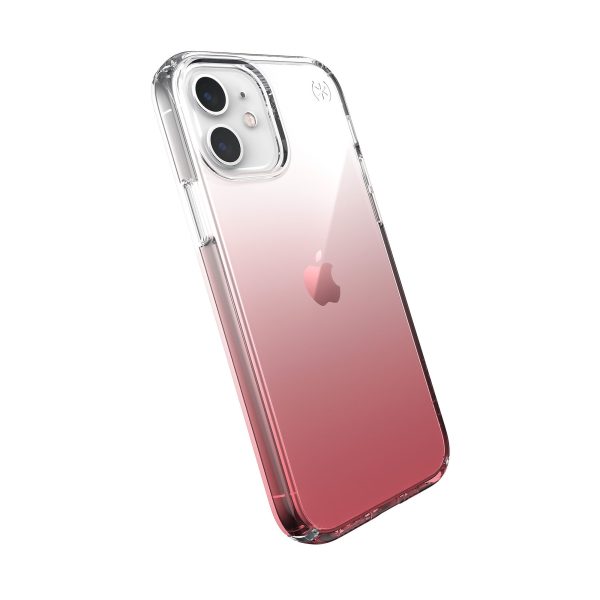 SPECK Presidio Perfect-Clear Ombre Case for iPhone 12 Mini - Clear Vintage Rose on Sale