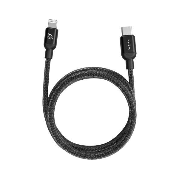 ADAM ELEMENTS PeAk II C200B USB-C to Lightning Cable 2m - Black on Sale