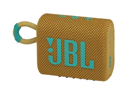 JBL GO 3 Portable Bluetooth Speaker - Yellow Hot on Sale