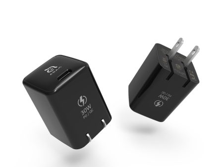 ADAM ELEMENTS Omnia X3 30W USB-C PD Wall Charger - Black Online Hot Sale