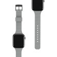 U BY UAG [U] Dot Silicone Strap for Apple Watch 42 44 45 mm - Grey Supply