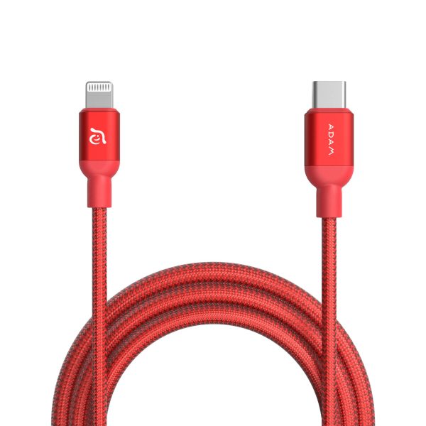 ADAM ELEMENTS PeAk II C200B USB-C to Lightning Cable 2m - Red Online