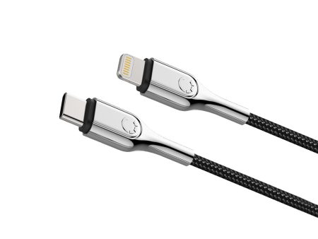 CYGNETT Armoured Lightning to USB-C Cable 2M - Black on Sale