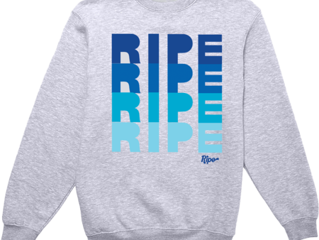 Blues Crewneck (Heather Grey) on Sale