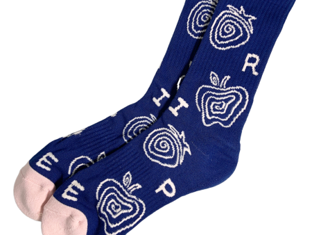 Fruit Socks (Navy & Pink) Online