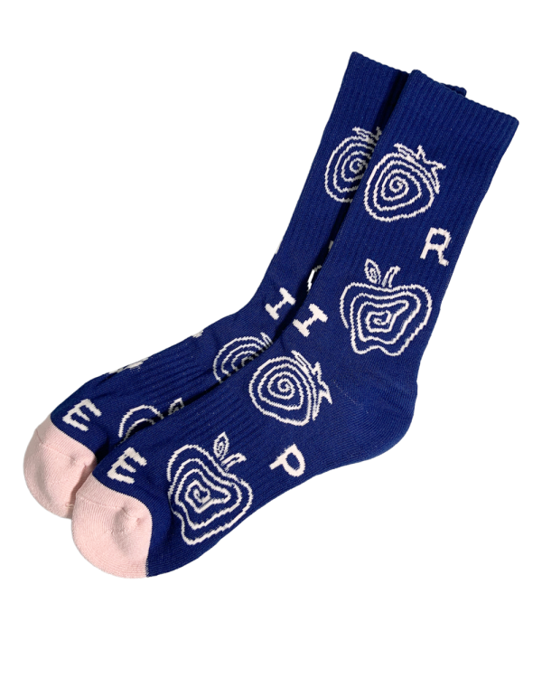 Fruit Socks (Navy & Pink) Online