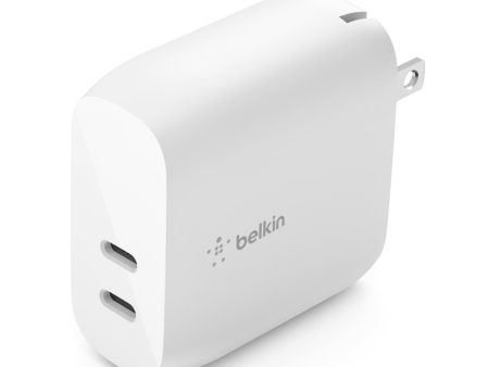 BELKIN Boost Charge Dual USB-C PD 40W Wall Charger - White Fashion