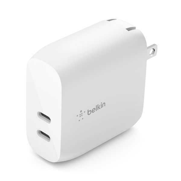 BELKIN Boost Charge Dual USB-C PD 40W Wall Charger - White Fashion