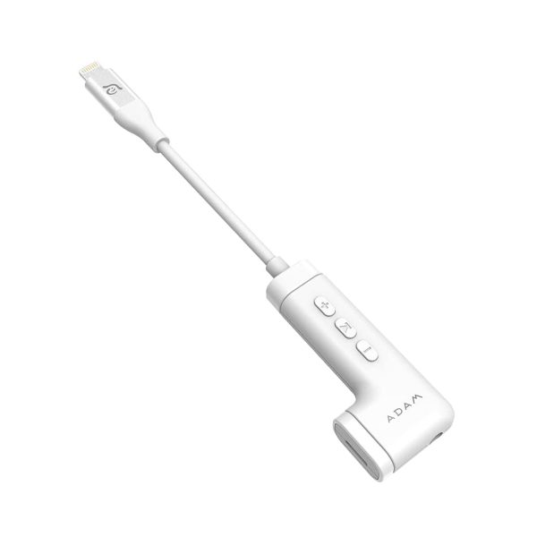 ADAM ELEMENTS iLinio A35L Lightning   AUX adapter - White Sale