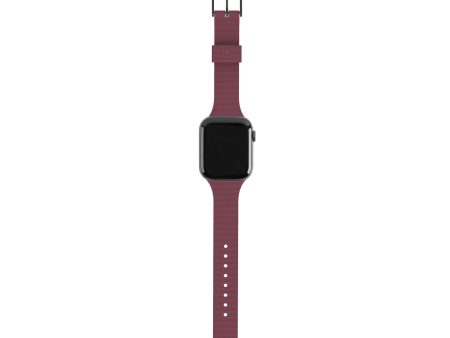 U BY UAG [U] Dot Silicone Strap for Apple Watch 42 44 45 mm - Aubergine Supply