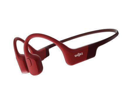 SHOKZ OpenRun Bone Conduction Headphones - Red For Discount