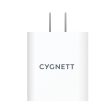 CYGNETT PowerPlus 38W Dual Port (20W USB-C + 18W USB-A) Wall Charger - White For Sale