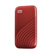 WESTERN DIGITAL My Passport Portable SSD USB 3.2 Type C 1TB - Red For Discount