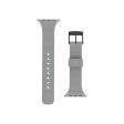 U BY UAG [U] Dot Silicone Strap for Apple Watch 42 44 45 mm - Grey Supply