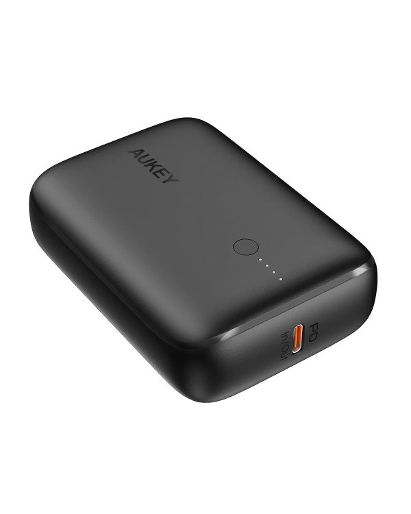 AUKEY Basix Mini 10000mAh PD 20W Power Bank - Black Hot on Sale