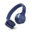 JBL Live 460NC Wireless Noise Cancelling On-Ear Headphones - Blue Online Hot Sale