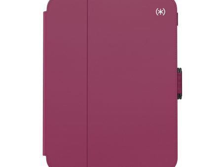 SPECK Balance Folio Case w  Microban for iPad Mini 6th Gen (2021) - Very Berry Red   Slate Grey Online Sale