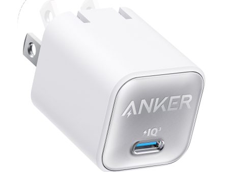 ANKER Nano3 30W USB-C Wall Charger - Aurora White Online Sale