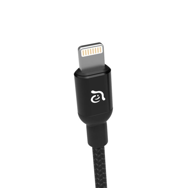 ADAM ELEMENTS Peak III Braided Lightning Cable 1.2m - Black Cheap