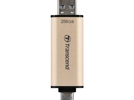 TRANSCEND JetFlash 930C OTG Storage Flash Drive Type C 256GB  - Gold For Discount