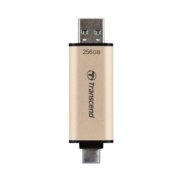 TRANSCEND JetFlash 930C OTG Storage Flash Drive Type C 256GB  - Gold For Discount