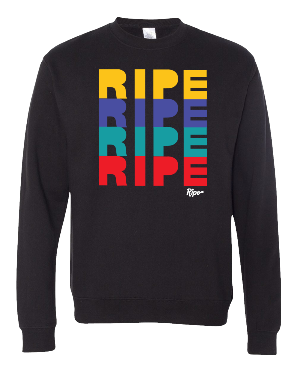 Multicolored Logo Crewneck (Black) Online now