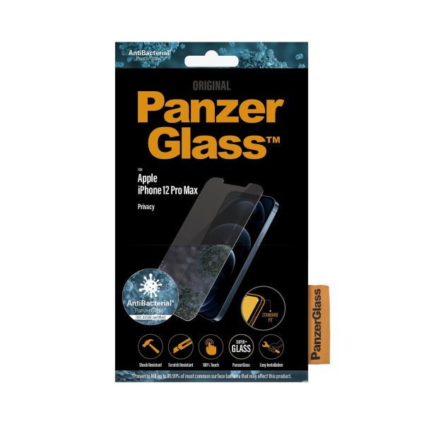 PANZERGLASS Standard Fit for iPhone 12 Pro Max - Privacy Online