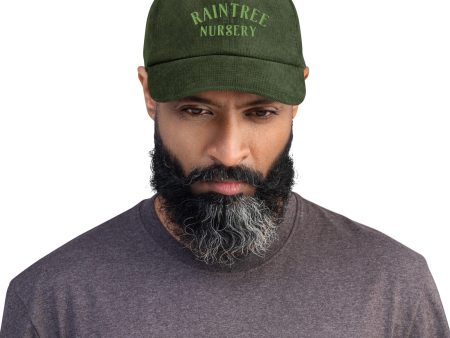 Winter Edition Corduroy Hat in Forest Green For Cheap