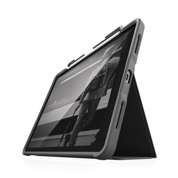 STM Dux Plus for iPad Pro 12.9 3rd-6th Gen (2018-2022) - Black For Sale