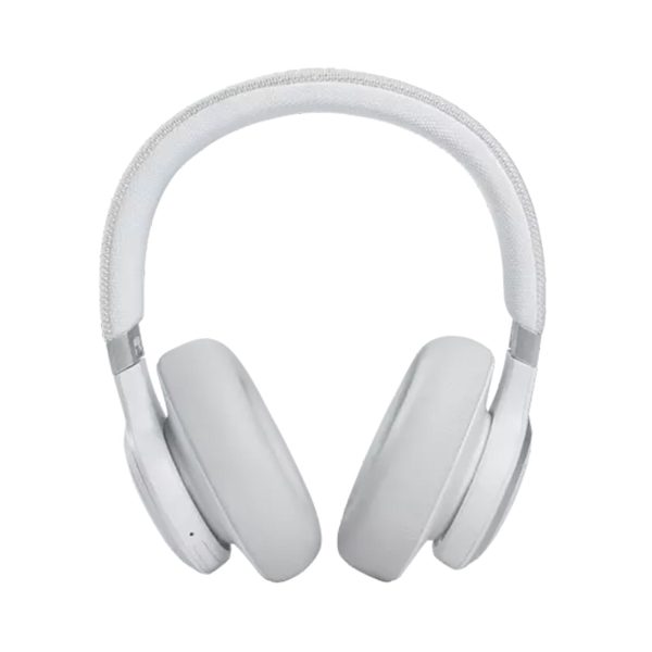 JBL Live 660NC Wireless Noise Cancelling Around-Ear Headphones - White Online