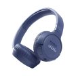 JBL Live 660NC Wireless Noise Cancelling Around-Ear Headphones - Blue Online now