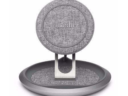 MOSHI Lounge Q 15W Wireless Charging Stand - Gray Discount