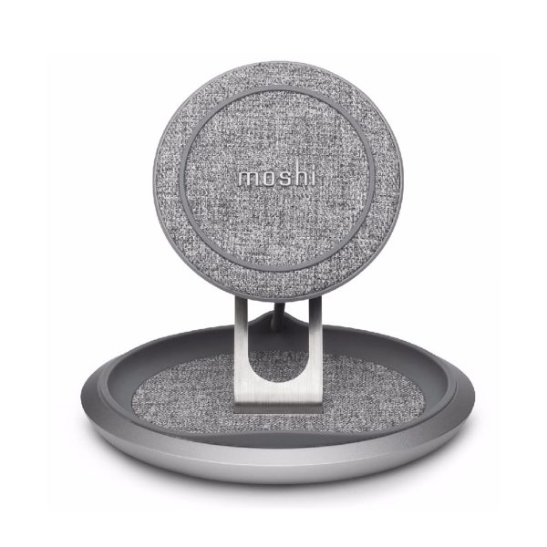 MOSHI Lounge Q 15W Wireless Charging Stand - Gray Discount