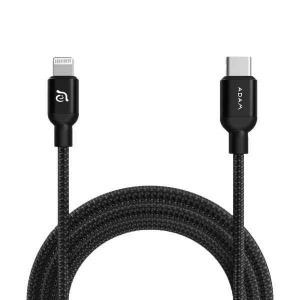 ADAM ELEMENTS PeAk II Braided USB-C to Lightning cable 1.2m - Black Cheap