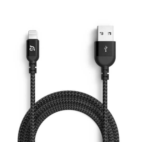 ADAM ELEMENTS Peak III Braided Lightning Cable 1.2m - Black Cheap