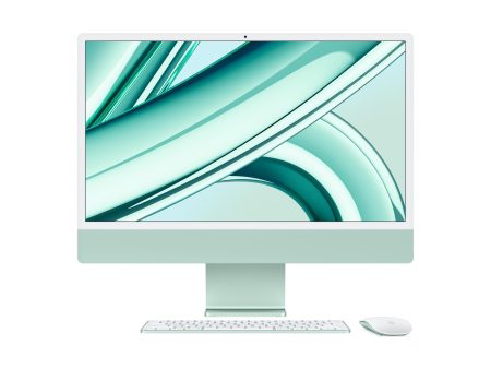 24-inch iMac with Retina 4.5K display: Apple M3 chip with 8‑core CPU and 10‑core GPU, 256GB SSD - Green Fashion