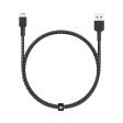 AUKEY MFI Certified Braided Lightning Cable 1.2m - Black Online now