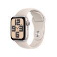 Apple Watch SE GPS 40mm Starlight Aluminum Case with Starlight Sport Band - M L Sale