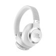 JBL Live 660NC Wireless Noise Cancelling Around-Ear Headphones - White Online