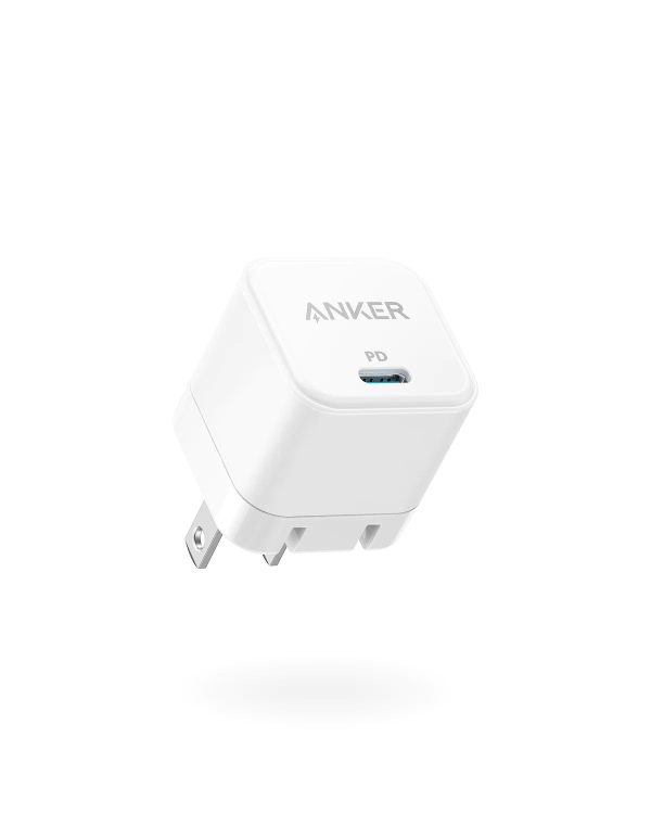 ANKER PowerPort III 20W Cube Charger - White For Discount