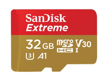 SANDISK Extreme Micro SD Card 32GB - Gold Online Sale