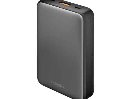 ENERGEA Compac Alumini 10,000mAh USB-C PD Powerbank - Gun Metal on Sale