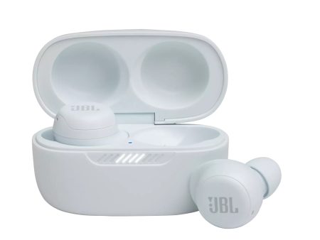 JBL Live Free NC+ Noise Cancelling True Wireless Earphones - White Hot on Sale