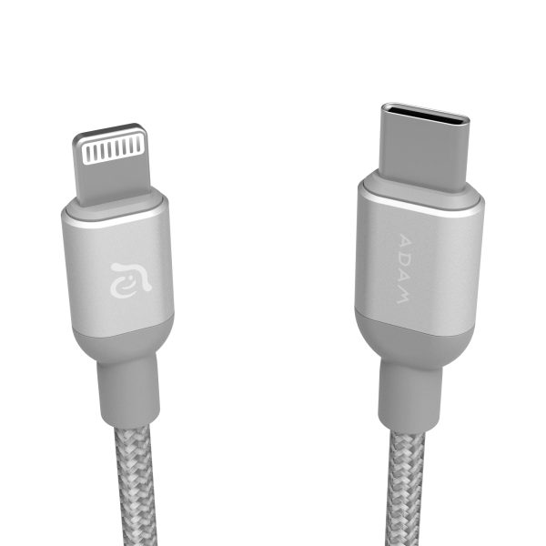 ADAM ELEMENTS PeAk II C200B USB-C to Lightning Cable 2m - Silver Sale