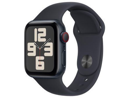 Apple Watch SE GPS + Cellular 40mm Midnight Aluminum Case with Midnight Sport Band - S M Online now