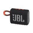 JBL GO 3 Portable Bluetooth Speaker - Black Orange Hot on Sale