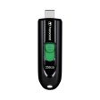 TRANSCEND JetFlash 790C Flash Drive Type C 256GB  - Black Online now