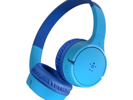 BELKIN Soundform Mini Wireless On-Ear Headphones For Kids - Blue Sale