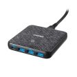 ANKER PowerPort Atom III Slim 4-port w  USB-C Wall Charger - Black Online